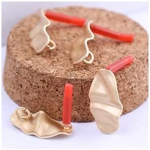 ジュエリーパーツ 10pcs亜鉛合金葉の形状