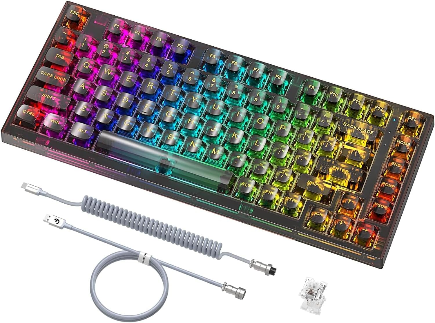 MAMBASNAKE X75 有線メカニカルキーボード