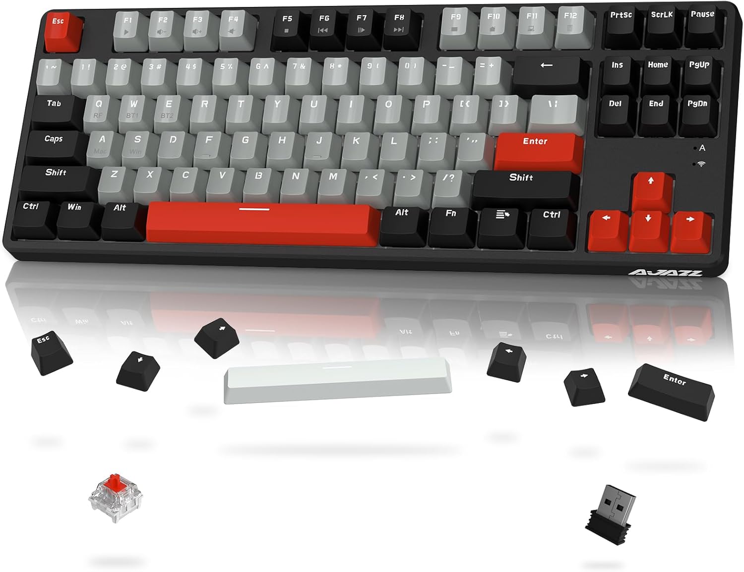 A.JAZZ x ATTACK SHARK AK871 ゲーミングキーボード