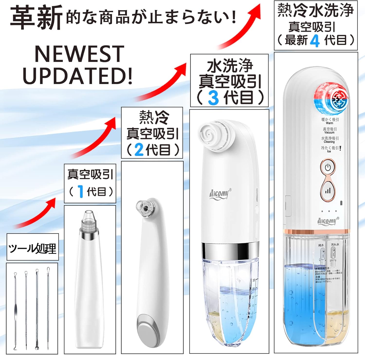 毛穴吸引器 Aicomy